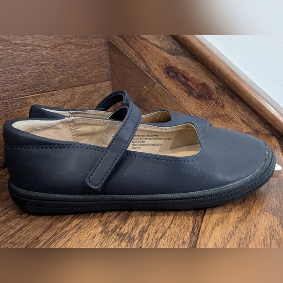 NWT Girls' Omega Ballet Flats - Cat & Jack Navy Size 1 - Picture 11 of 13